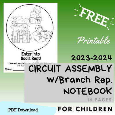 (Digital) 2023-2024 Circuit Assembly with Branch Rep Notebook for Kids (9 Languages)