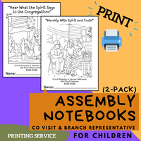 (Print) 2025-2026 Assembly Notebook for Kids (2 Pack)