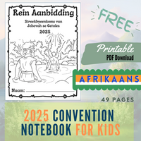 (Digital) 2025 Convention Notebook for Kids - Pure Worship (19+ languages)