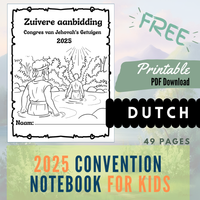 (Digital) 2025 Convention Notebook for Kids - Pure Worship (19+ languages)