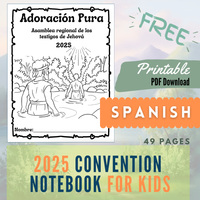 (Digital) 2025 Convention Notebook for Kids - Pure Worship (19+ languages)
