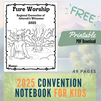 (Digital) 2025 Convention Notebook for Kids - Pure Worship (19+ languages)