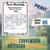 (Print) Convention Notebook for Kids - 2025 Pure Worship