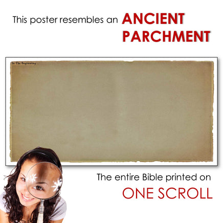 Parchment Bible Poster