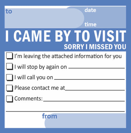 Sticky Notes (50 sh) - I CAME BY (English)