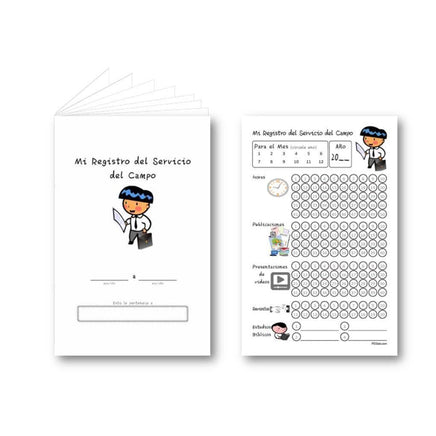 Service Record Booklet for Boys