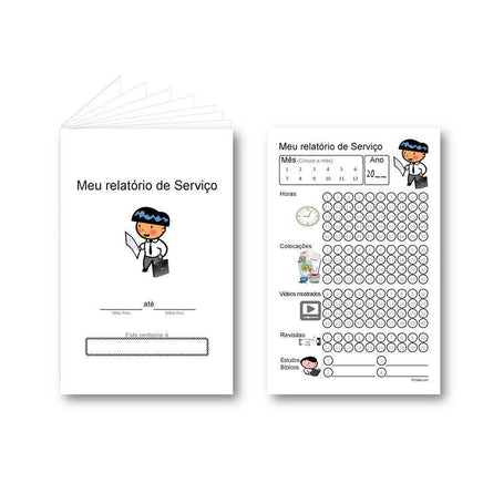 Service Record Booklet for Boys