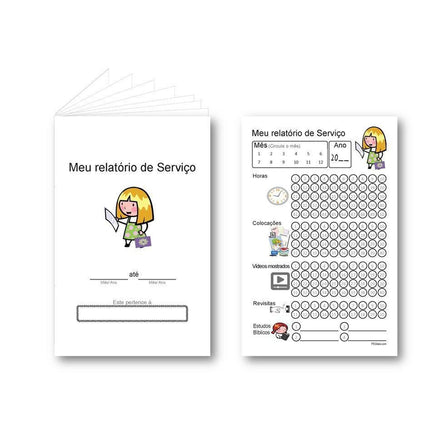Service Record Booklet for Girls
