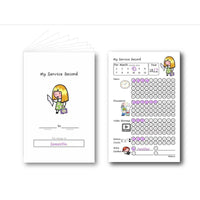 Service Record Booklet for Girls
