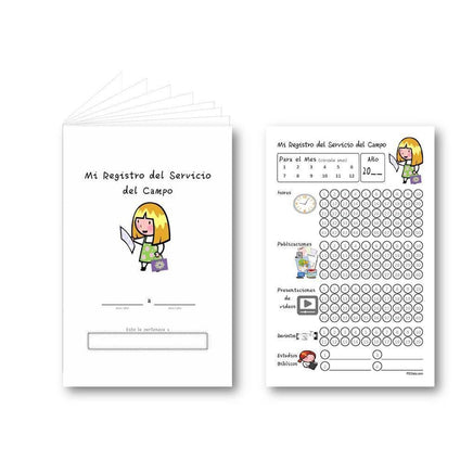 Service Record Booklet for Girls