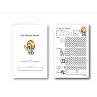 Service Record Booklet for Girls