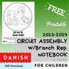 (Digital) 2023-2024 Circuit Assembly with Branch Rep Notebook for Kids (7 Languages)