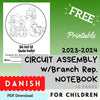 (Digital) 2023-2024 Circuit Assembly with Branch Rep Notebook for Kids (8 Languages)