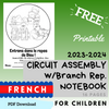 (Digital) 2023-2024 Circuit Assembly with Branch Rep Notebook for Kids (3 Languages)