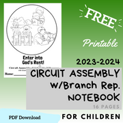 (Digital) 2023-2024 Circuit Assembly with Branch Rep Notebook for Kids (6 Languages)