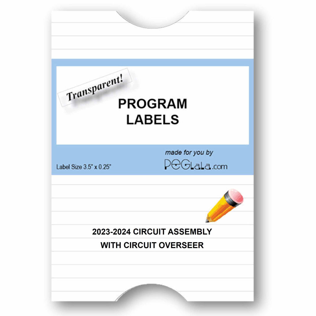 Program Labels Circuit Assembly (w/Circuit Overseer)