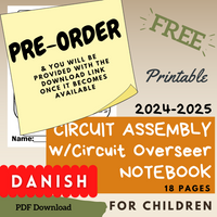 (Digital) 2024-2025 Circuit Assembly with Circuit Overseer Notebook for Kids (14 languages)