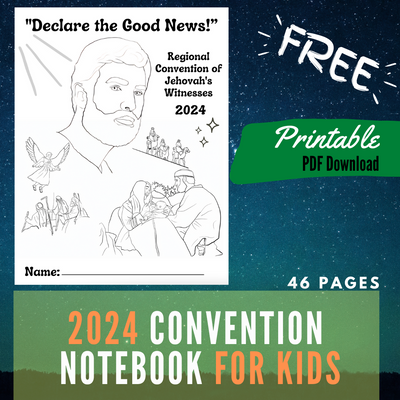 Declare the Good News - 2024 JW Convention Notebook for Kids