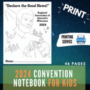 Printing Service for 2024 Convention Notebook for Kids