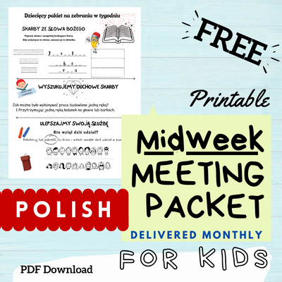 (Digital) 2024 Midweek Meeting Packet for Kids - POLISH