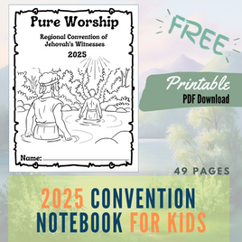 (Digital) 2025 Convention Notebook for Kids - Pure Worship (19+ languages)