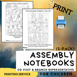(Print) Assembly Notebook for Kids