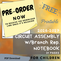 (Digital) 2026-2027 Circuit Assembly with Branch Rep Notebook for Kids (multiple languages)