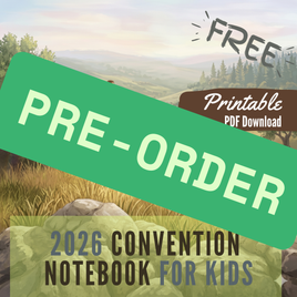 (Digital) 2026 Convention Notebook for Kids - Eternal Happiness ( multiple languages)