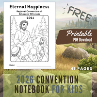 (Digital) 2026 Convention Notebook for Kids - Eternal Happiness ( multiple languages)