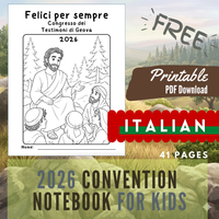 (Digital) 2026 Convention Kids Notebook - Eternal Happiness ( multiple languages)