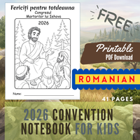 (Digital) 2026 Convention Kids Notebook - Eternal Happiness ( multiple languages)