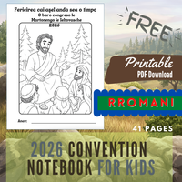 (Digital) 2026 Convention Kids Notebook - Eternal Happiness ( multiple languages)