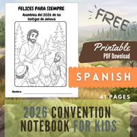 (Digital) 2026 Convention Kids Notebook - Eternal Happiness ( multiple languages)