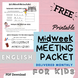(Digital) 2026 Midweek Meeting Packet for Kids - ENGLISH