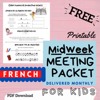 (Digital) 2026 Midweek Meeting Packet for Kids - FRENCH