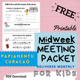 (Digital) 2026 Midweek Meeting Packet for Kids - PAPIAMENTU CURACAO