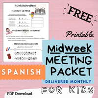 (Digital) 2026 Midweek Meeting Packet for Kids - SPANISH