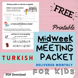 (Digital) 2026 Midweek Meeting Packet for Kids - TURKISH