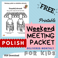 (Digital) 2026 Weekend Meeting Packet for Kids - POLISH