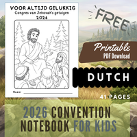 (Digital) 2026 Convention Kids Notebook - Eternal Happiness ( multiple languages)
