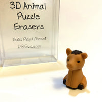 3D Animal Puzzle Erasers – Game Pieces (8‑Piece Set)