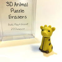 3D Animal Puzzle Erasers – Game Pieces (8‑Piece Set)