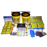 Two Toilet Buckets Emergency Kit - Deluxe (10 Person)