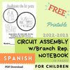 2022-2023 CA Branch Rep Kids Notebook SPANISH