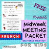 French Midweek Meeting Packet for Kids
