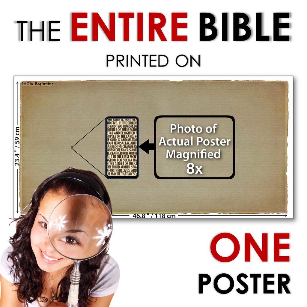 Parchment Bible Poster