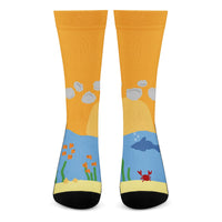 Under The Sea Crew Socks  PEGlala.com AA Clthng-Socks (DK) peglala-com.myshopify.com PEGlala.com