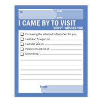 I CAME BY TO VISIT Notepad 4x5.5
