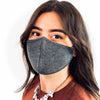[CLEARANCE] 3 Layer Antibacterial Face Mask - Charcoal (S/M)-Face Mask-MASKlala-3 PACK CHARCOAL-PEGlala.com