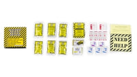 Basic Emergency Kit w/First Aid & Flashlight (3 Day) [4 Boxes]